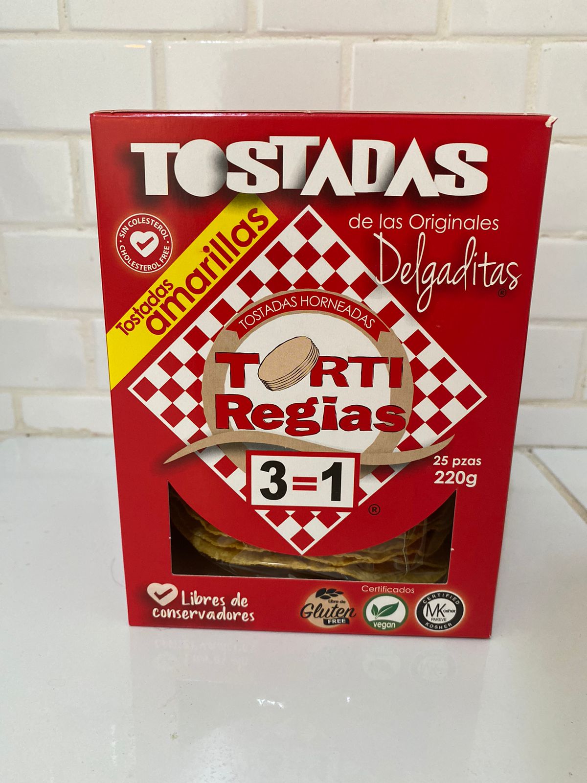 Tostadas de tortiregias