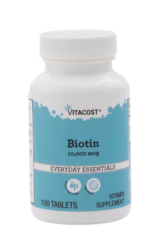 Vitacost Biotin 10000 mcg 100 Tablets