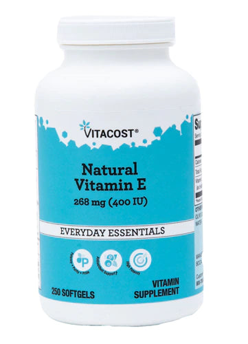 Vitacost Natural Vitamin E 268 mg (400 IU) - 250 Softgels