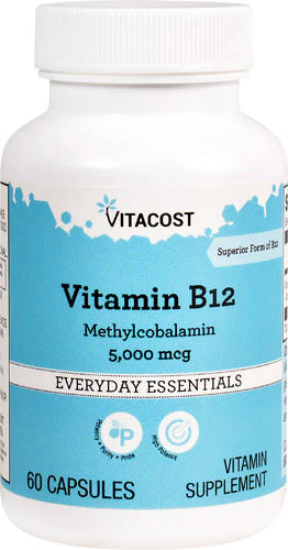 Vitacost Vitamin B-12 5000 mcg - 60 Capsules