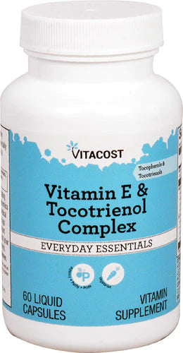 Vitacost Vitamin E & Tocotrienol Complex -- 60 Caps Liquidas