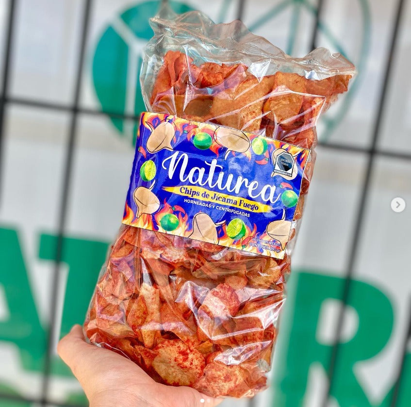 NATUREA CHIPS JICAMA FUEGO 250GR