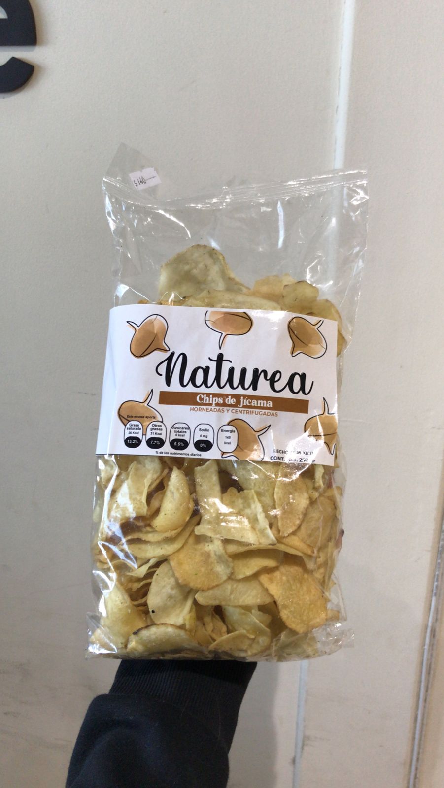 NATUREA CHIPS JICAMA NATURAL 250GR