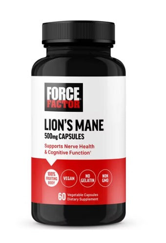 Force Factor Lion's Mane 500 mg - 60 Caps Vegetal