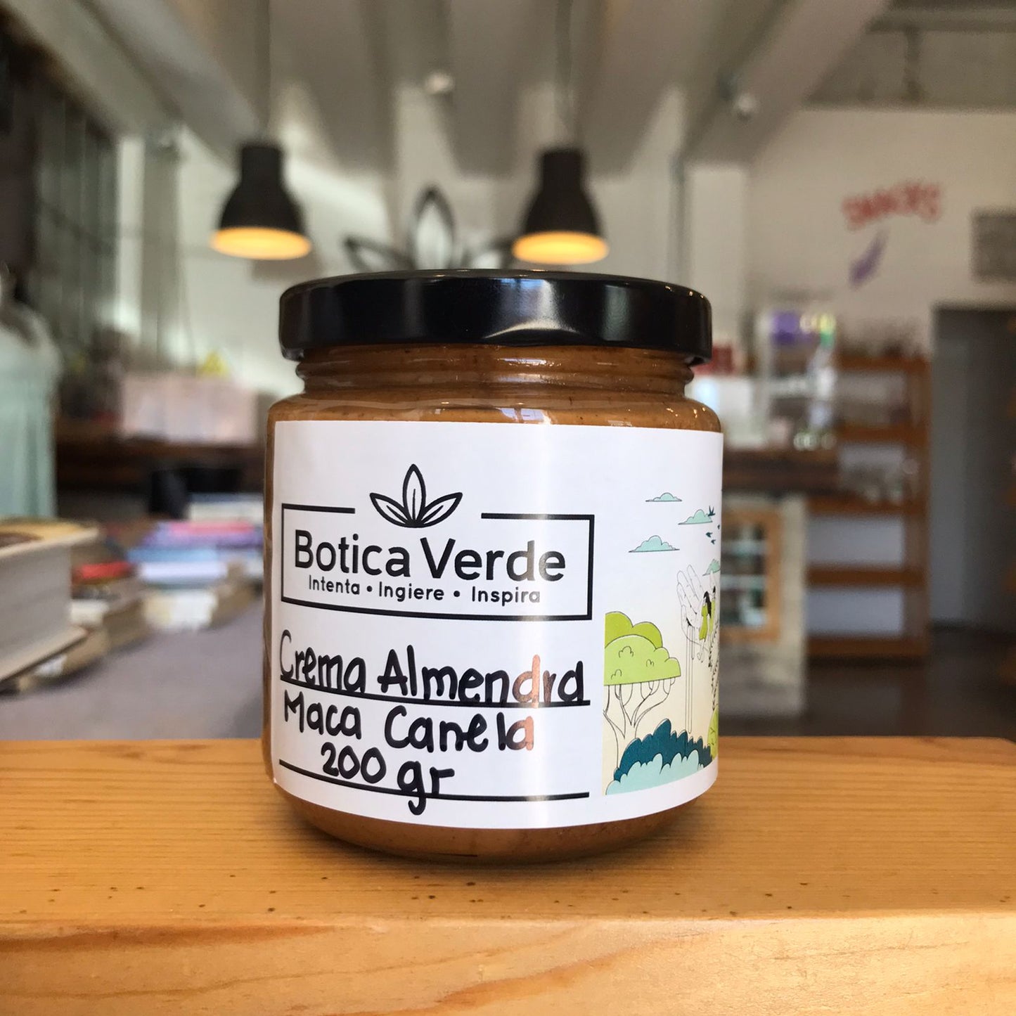 Crema Almendra Maca Canela 200gr