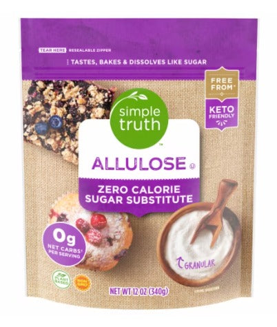 Simple Truth Allulose Sugar Substitute -- 12 oz
