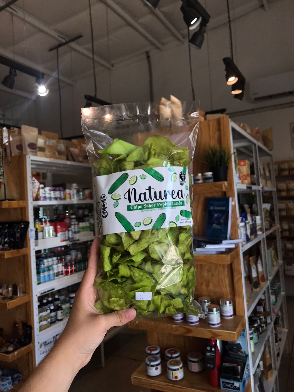 NATUREA Chips Pepino Limón y Sal