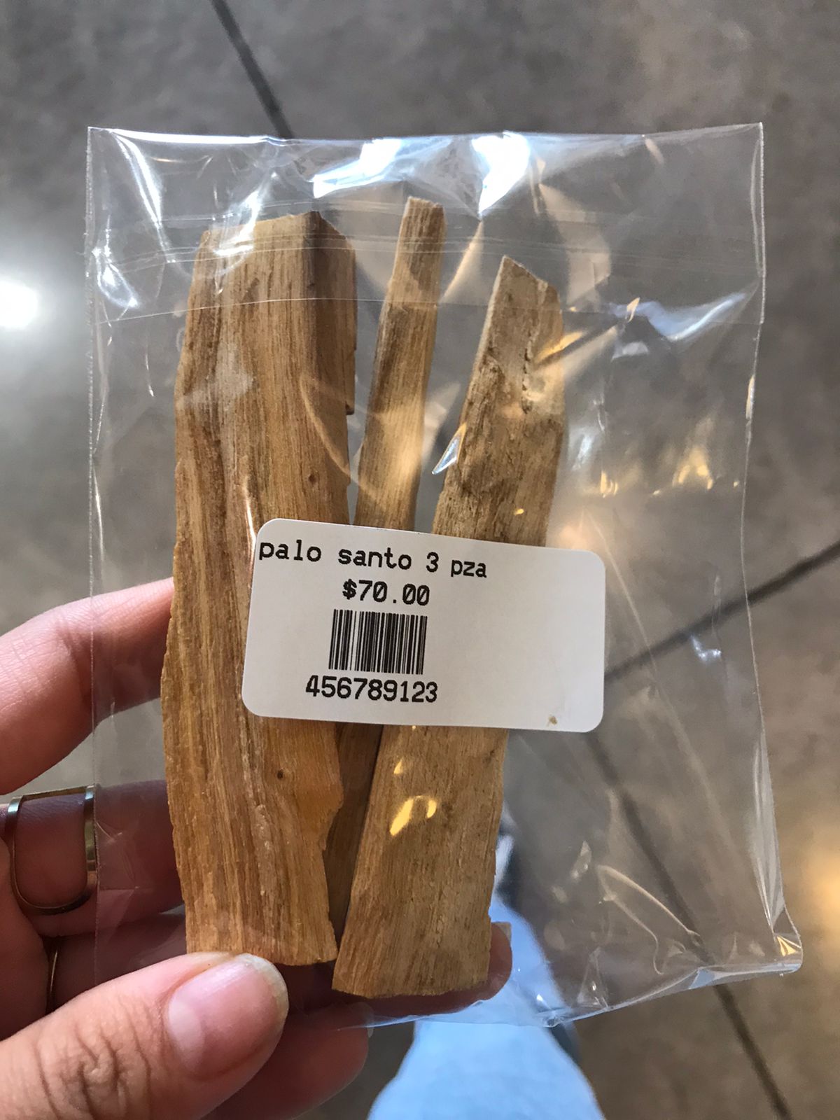 PALO SANTO 3 PZA