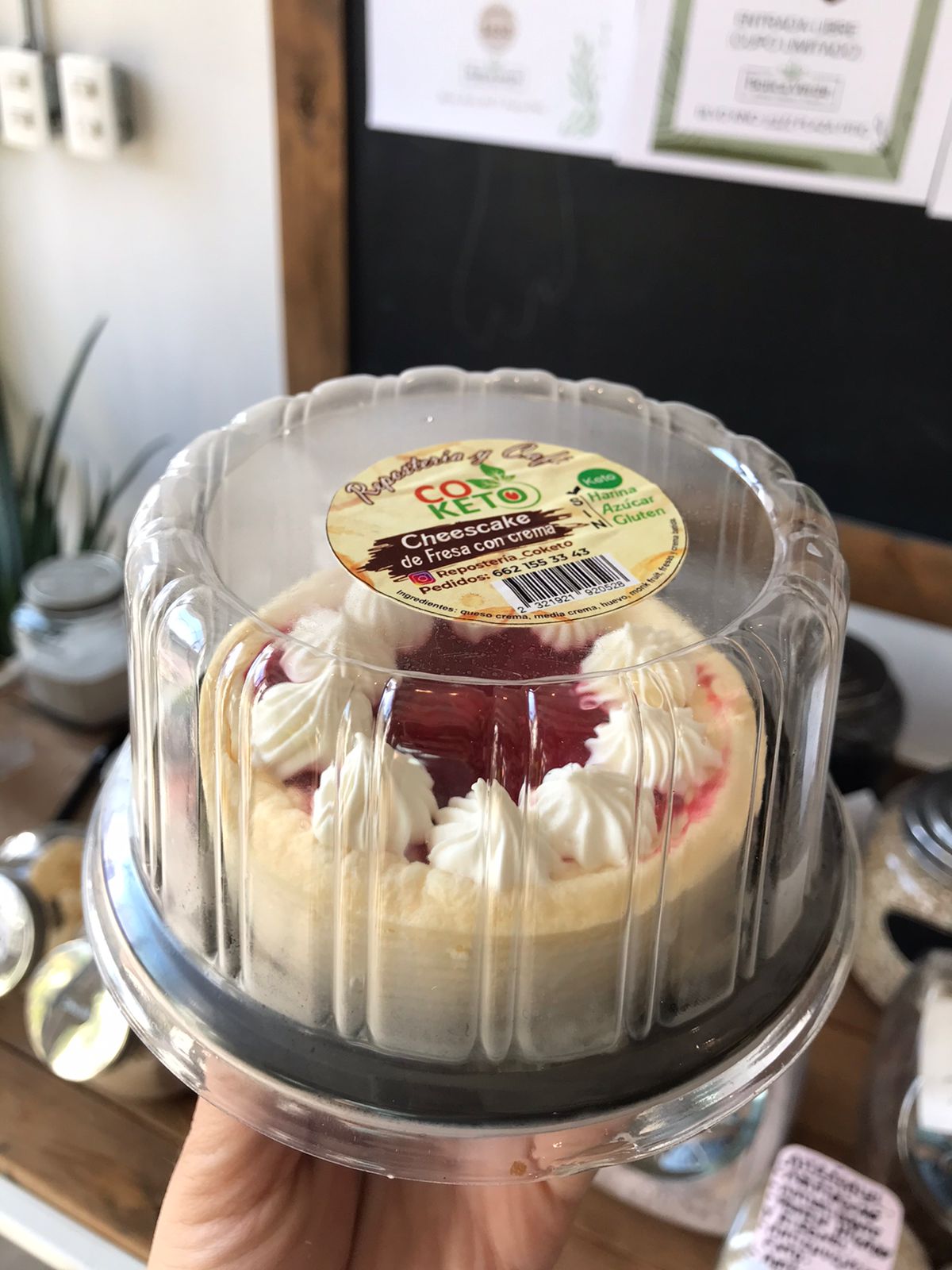 cheesecake de fresas con crema COKETO