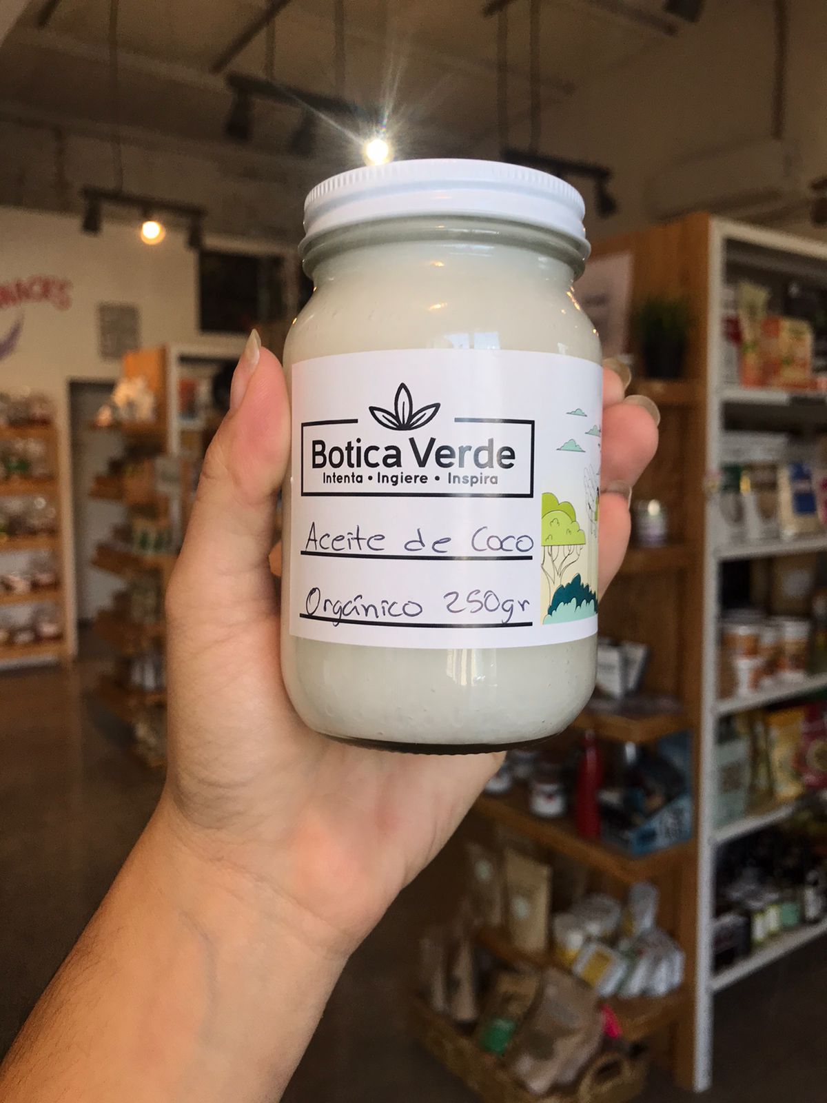 ACEITE DE COCO ORGANICO 250ML BOTICA VERDE