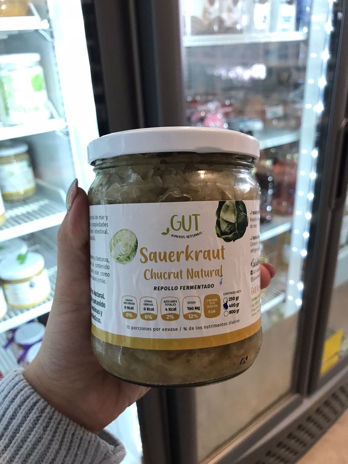 Sauerkraut Chucrut Natural 400gr GUT