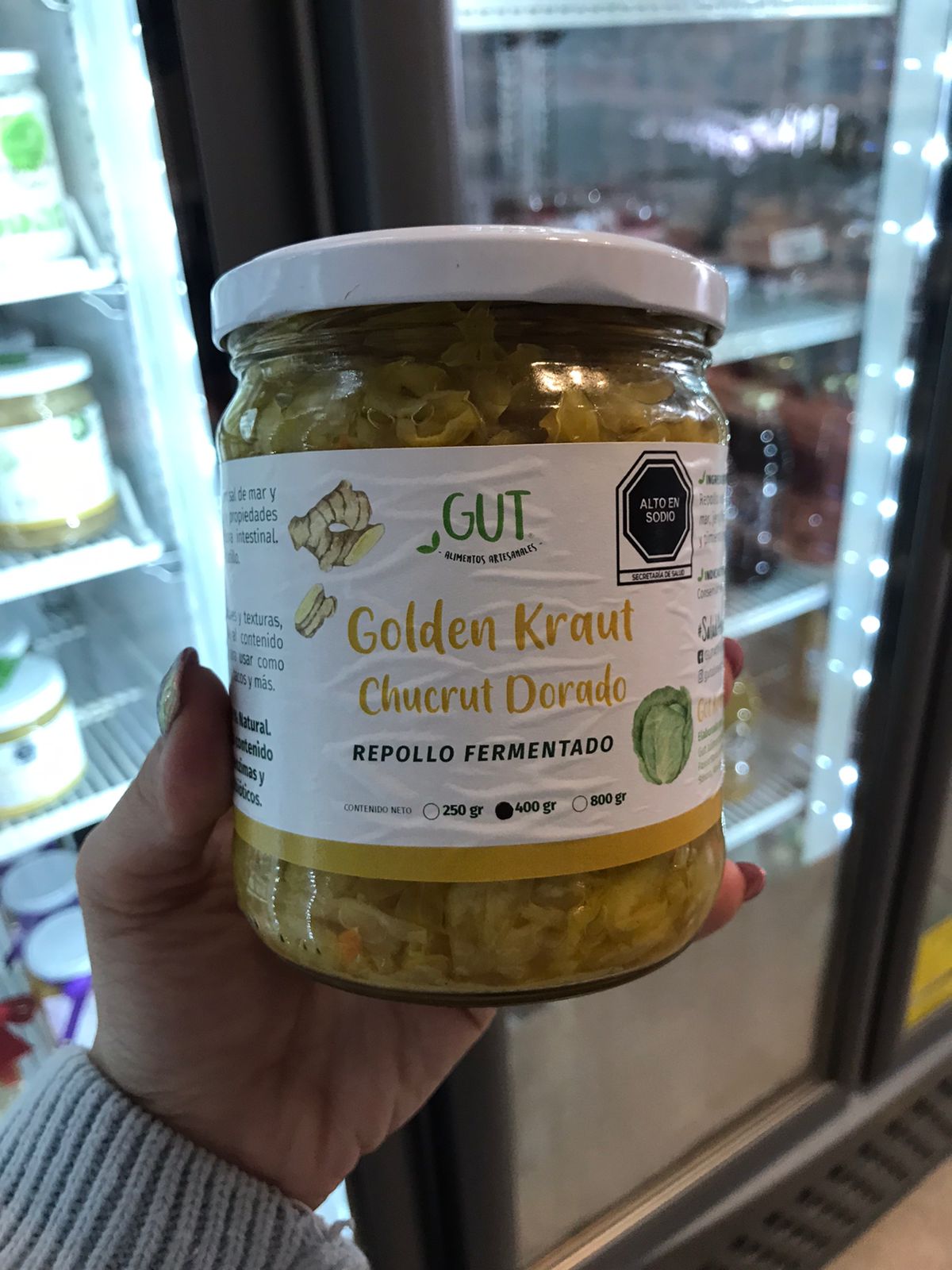 Sauerkraut Chucrut Dorado 400gr GUT