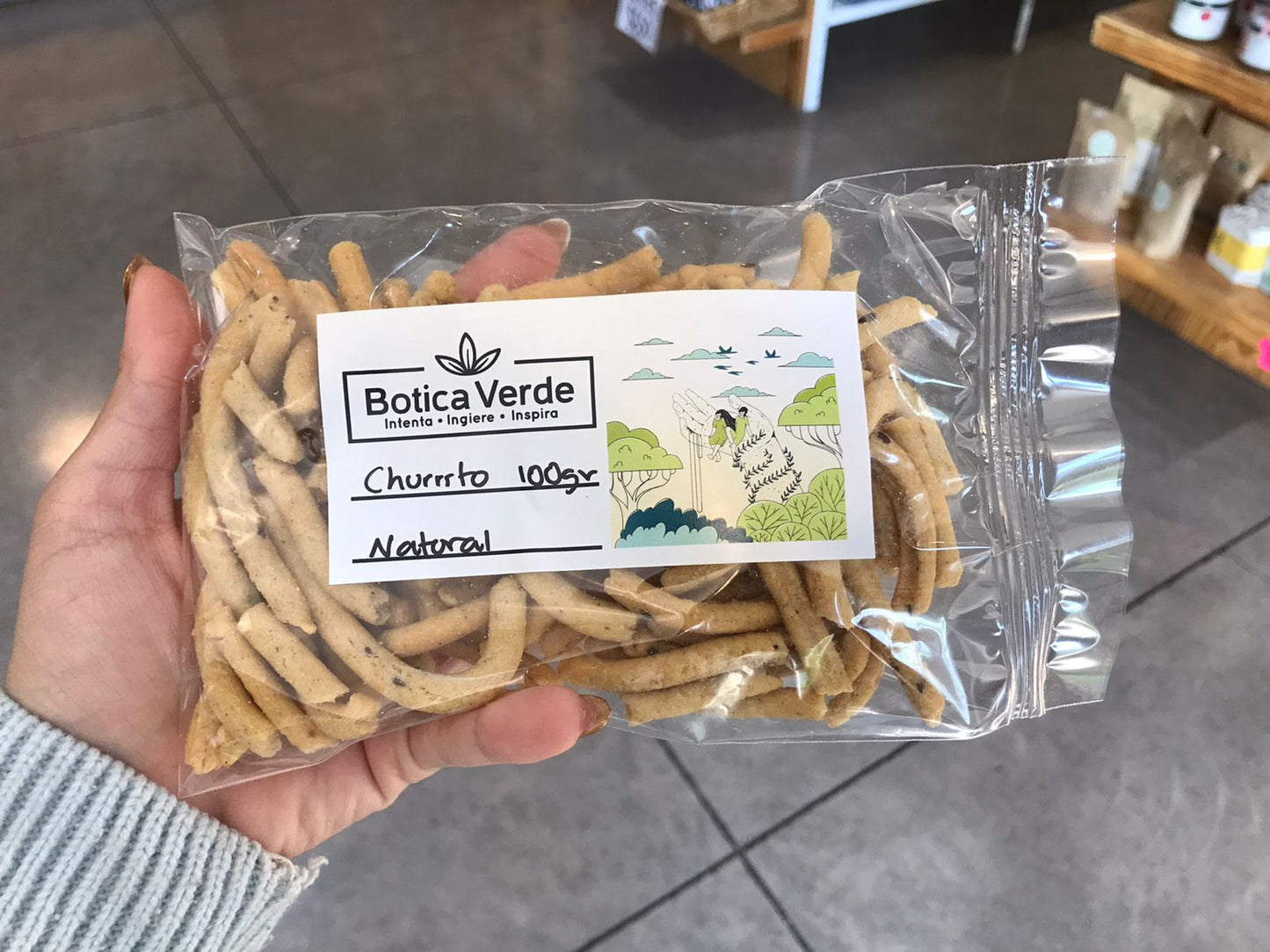 CHURRITO NATURAL 100GR ASANITAS