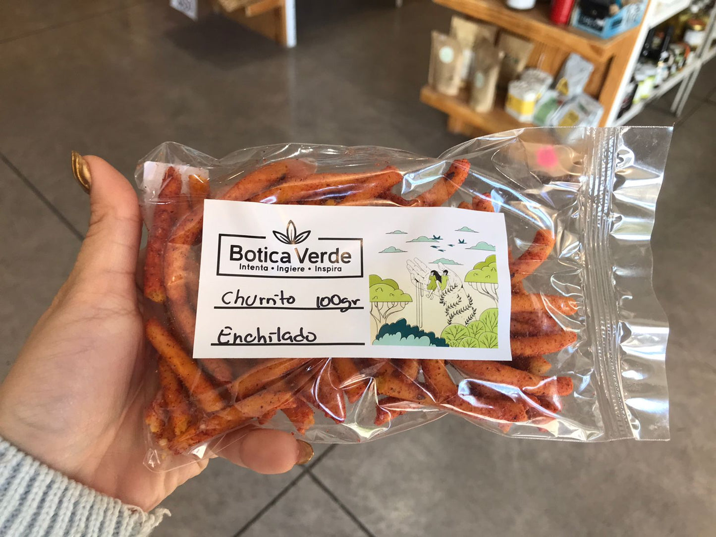 CHURURRITO ENCHILADO 100GR ASANITAS