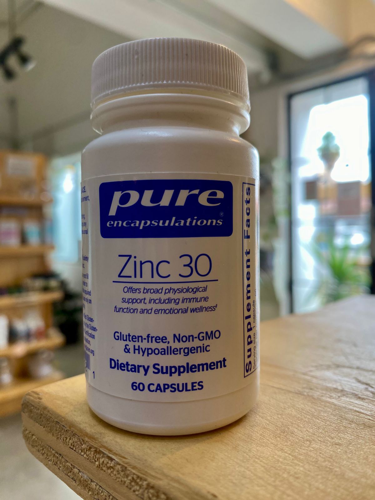 Pure Encapsulations Zinc 30 -- 60 Capsules