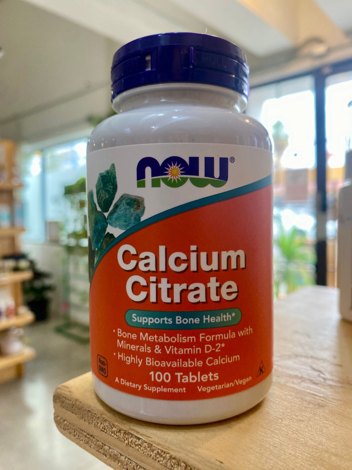 NOW Calcium Citrate -- 100 Tablets