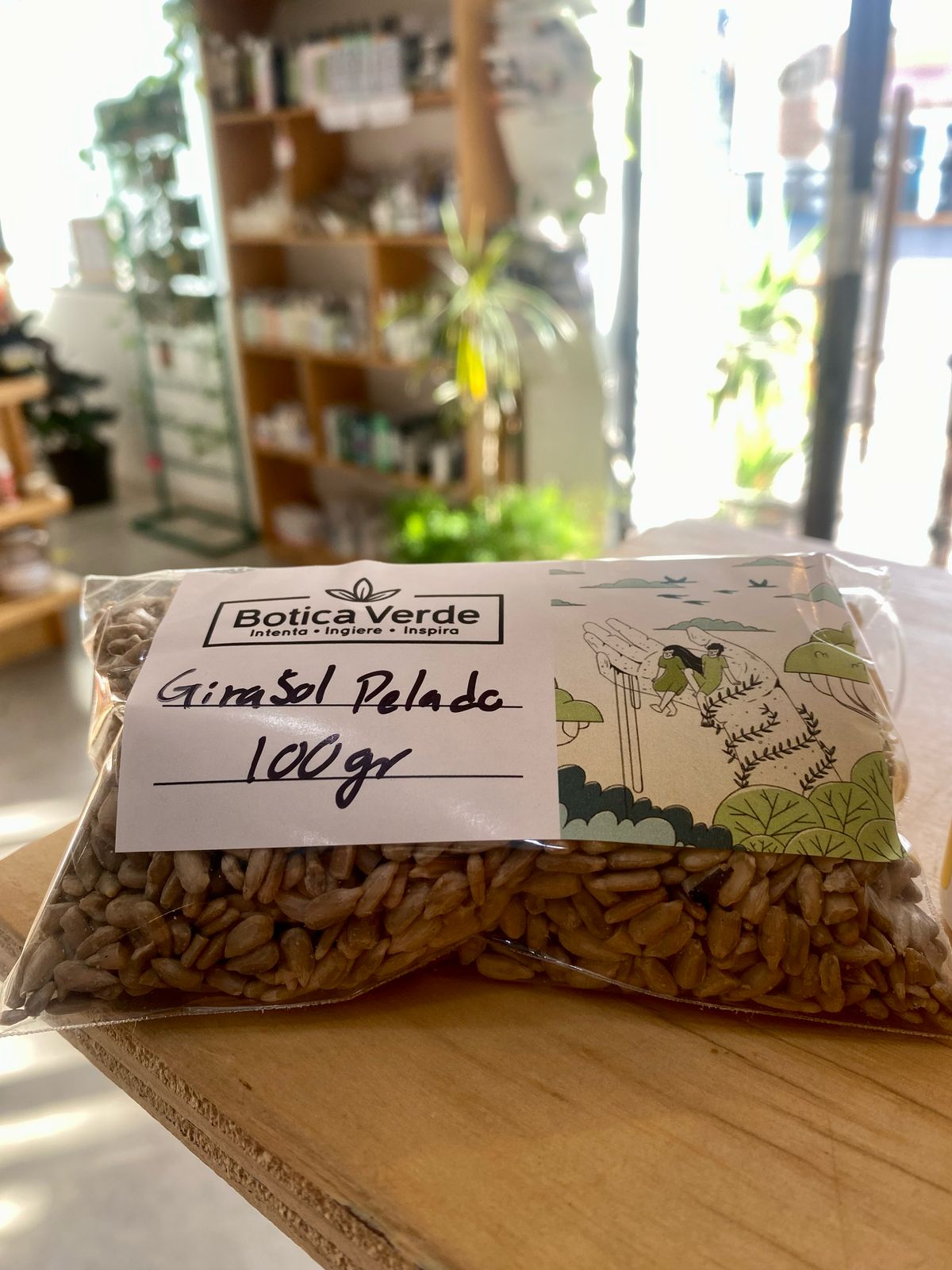 GIRASOL PELADO 100 GR BOTICA VERDE