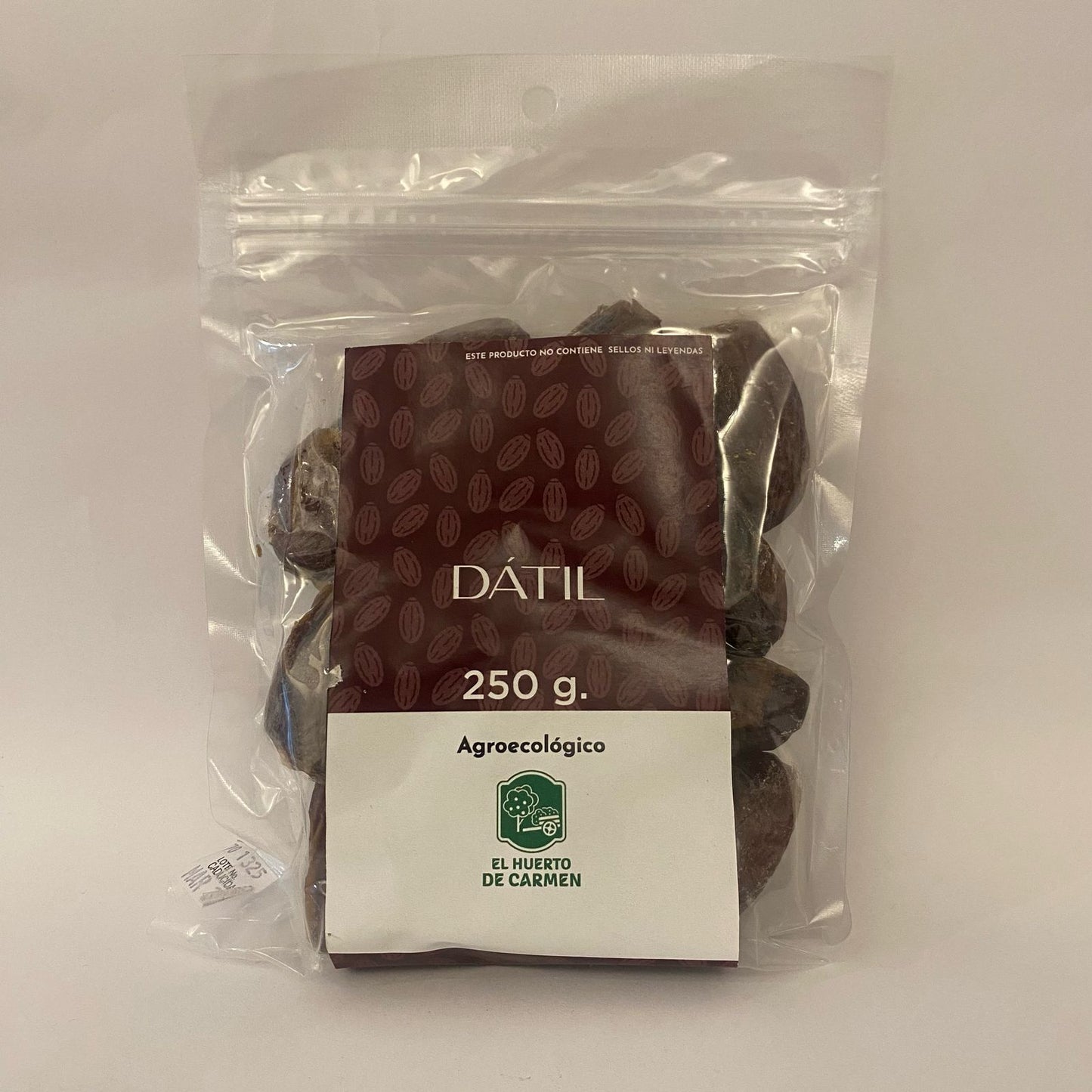 BOLSA DATIL CON HUESO 250 GR EL HUERTO DE CARMEN