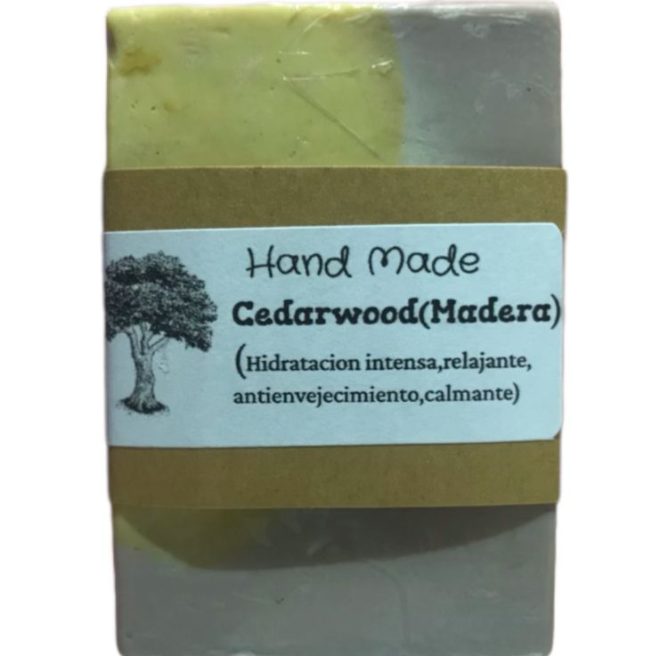 JABON ARTESANAL DE CEDARWOOD
