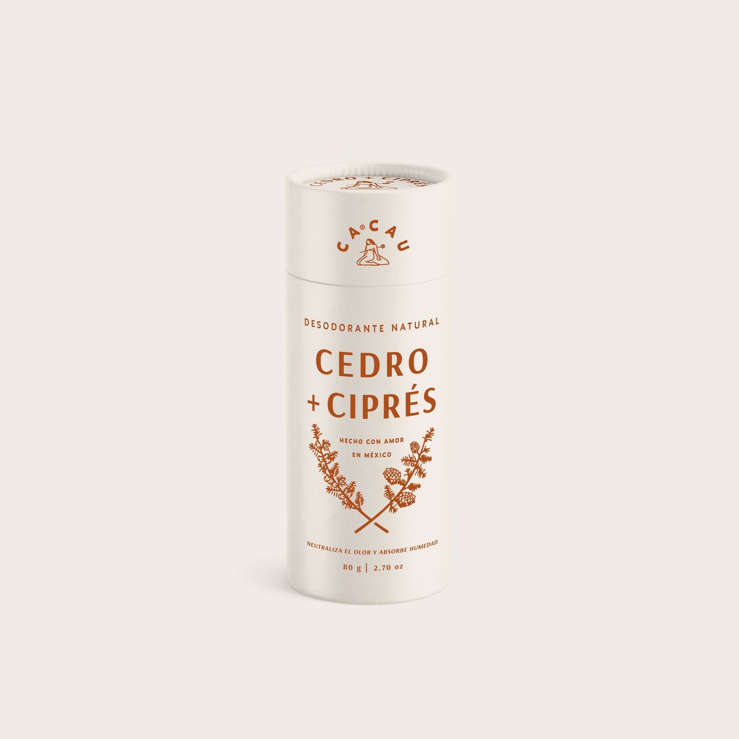 Desodorante Natural Cedro + Ciprés 80 g CACAU