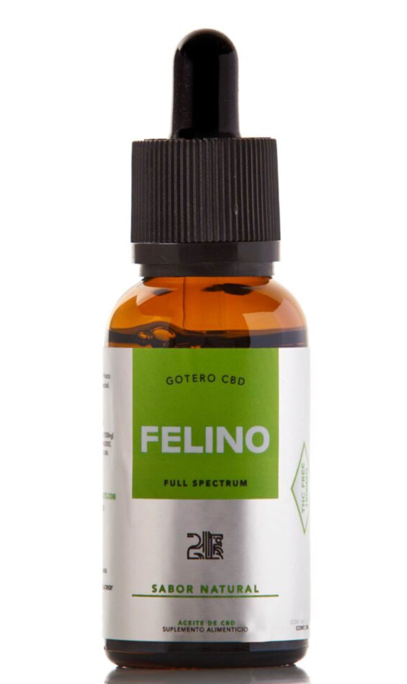 Felino gotero 750 mg full spectrum sabor natural 30ml