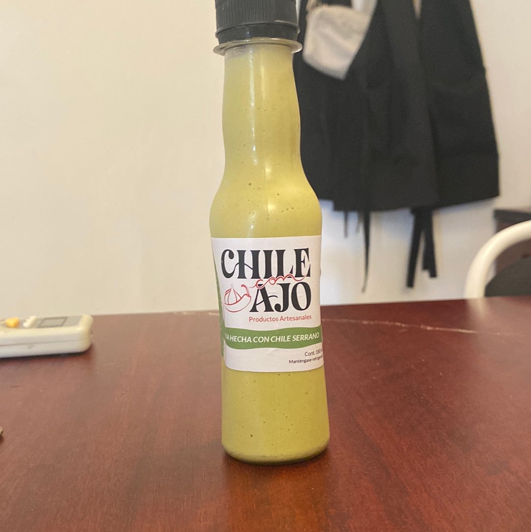 Salsa chile con ajo 180ml