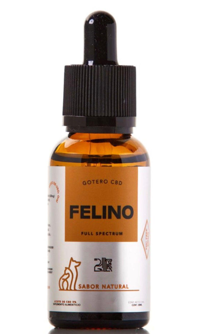 Felino gotero 500mg full spectrum mascota