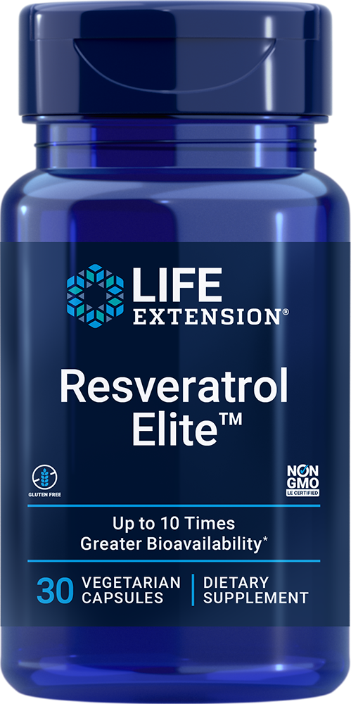 Resveratrol elite 30 vegetarian capsules life extension