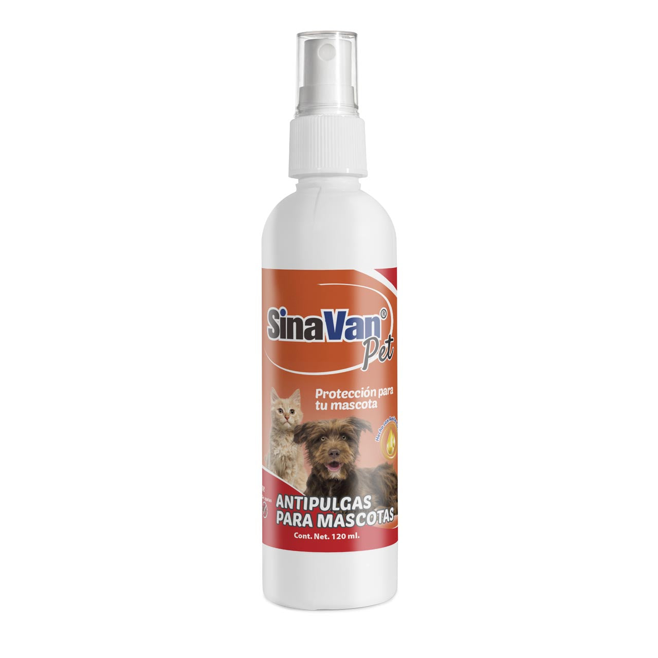Antipulgas para mascotas 120 ml SINAVAN PET