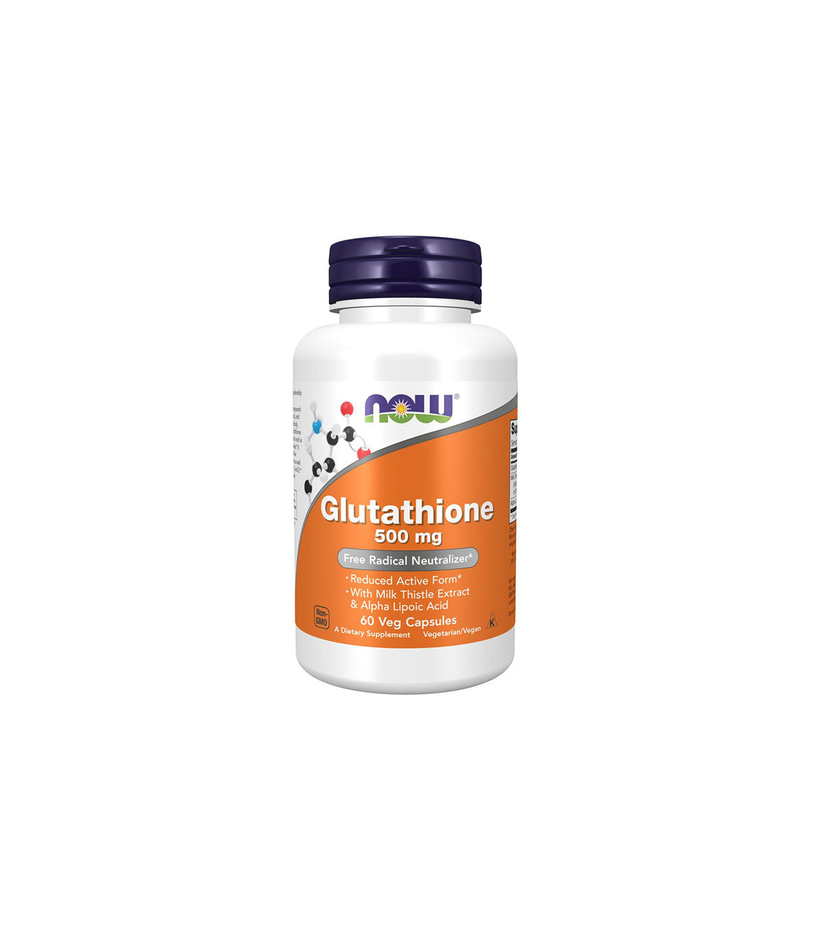 NOW glutathione 500mg 60 caps