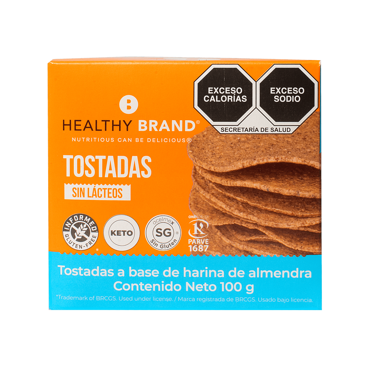 KETOSTADAS 100g HEALTHY BRAND