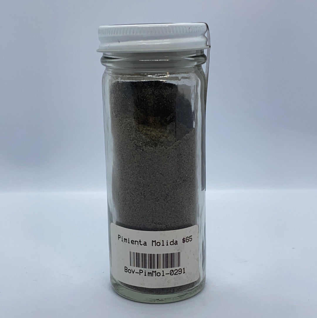 Pimienta molida frasco