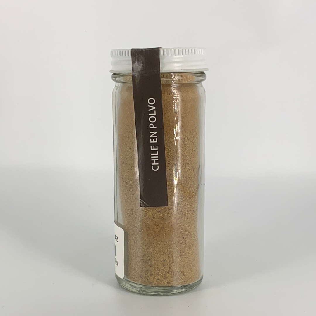 Chile en polvo de árbol frasco