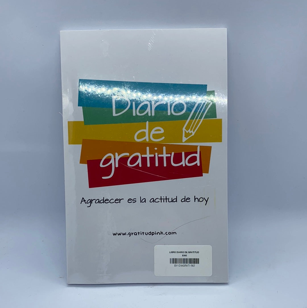 Libro "Diario de gratitud"
