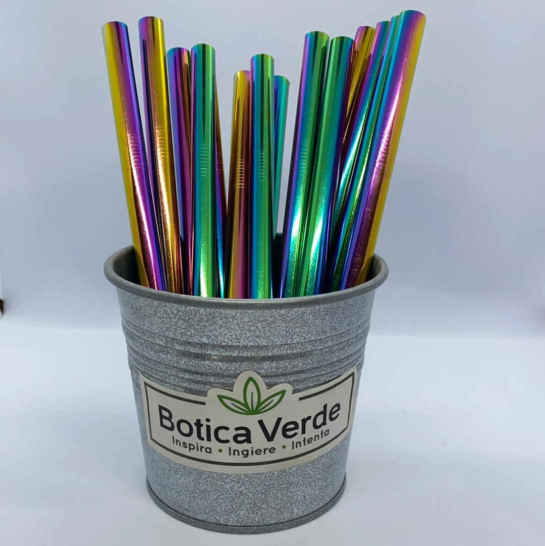 Popote tornasol grande