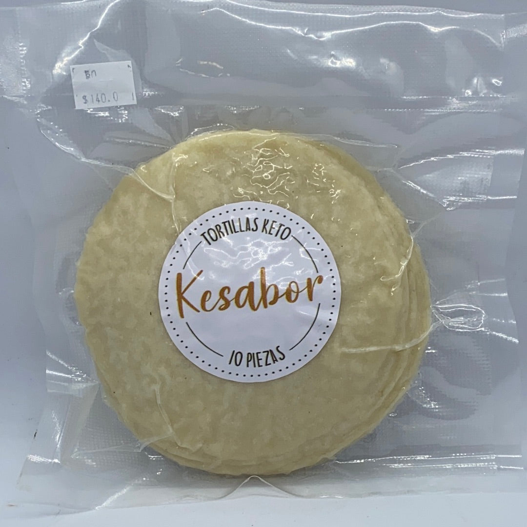 Tortillas de harina de almendra 10 pzas Nuez y canela