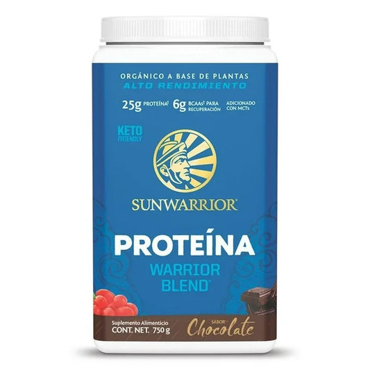 sunwarrior proiteina warrior blend chocolate 750gr