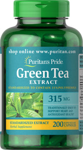 Green tea extract 315 mg