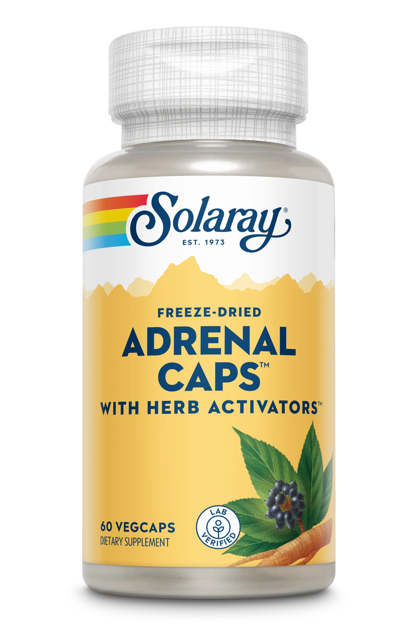 Solaray Adrenal Caps-- 60 Capsules