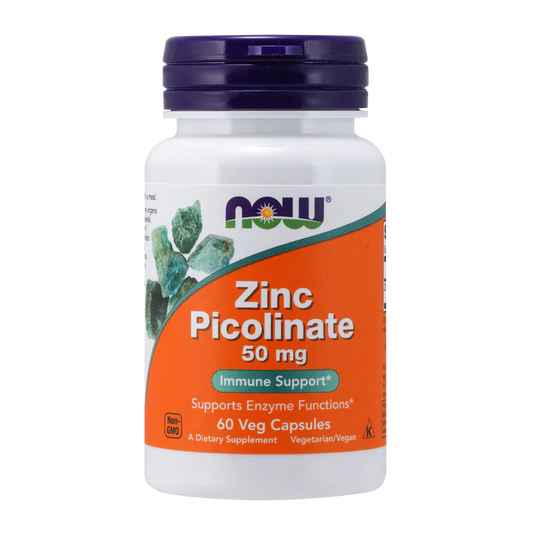 NOW Zinc Picolinate -- 50 mg - 60 Capsules
