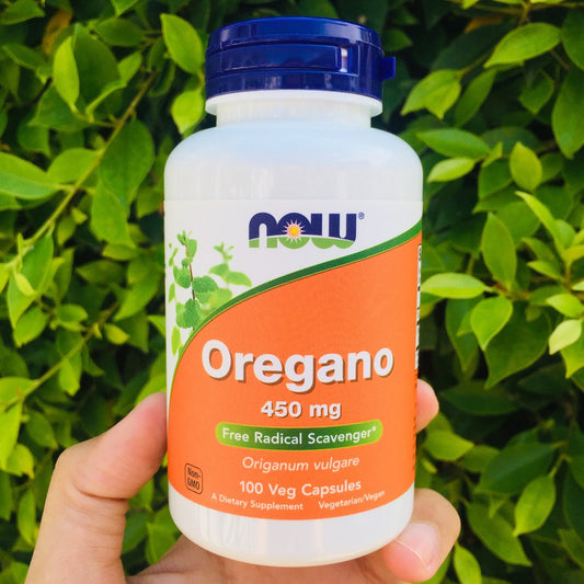 NOW Oregano  450 mg 100 Veg Capsules