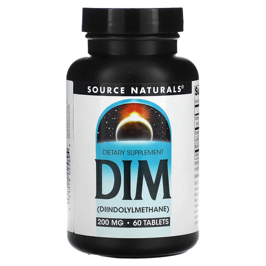 Source Naturals DIM -- 200 mg - 60 Tablets