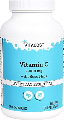 Vitamin C 1,000 mg 250 capsulas