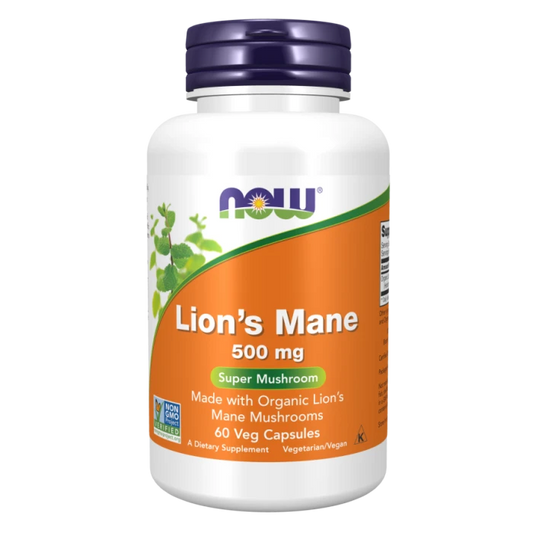 NOW Lion's Mane   500 mg 60caps