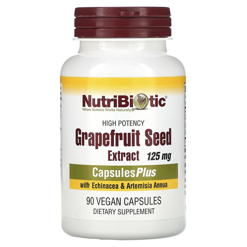 Grapefruit Seed Extract 125 mg 90 capsulas vegetarianas