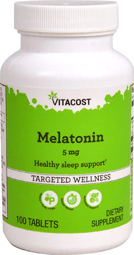 VITACOST Melatonin 5 mg 100 tabletas