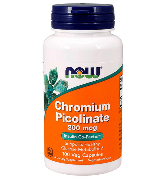 NOW Chromium Picolinate  200 mcg  100 Capsules