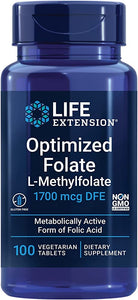Optimized Folate L-Methylfolate 1700 mcg 100 cap