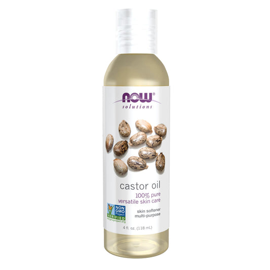 NOW Solutions Castor Oil  4 fl oz