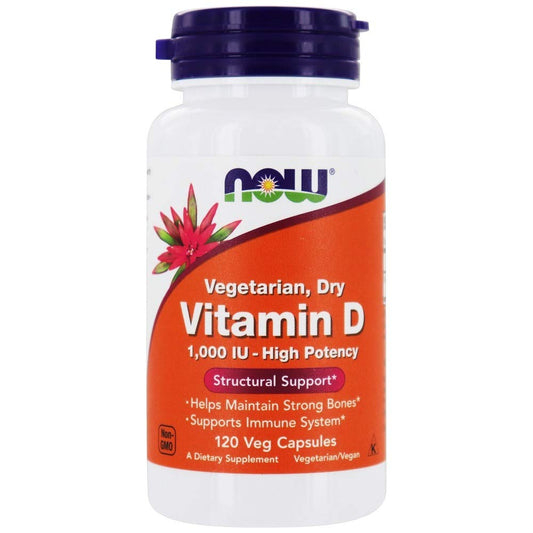 NOW Vitamin D  1000 IU  120 caps